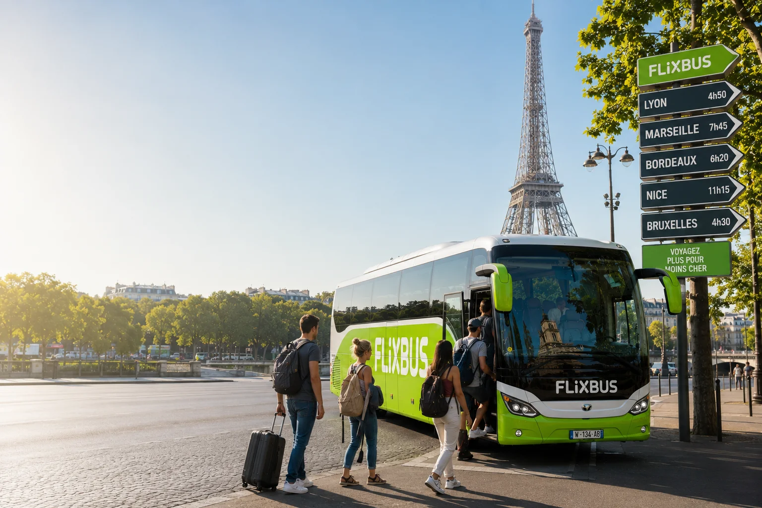 Les voyages de week-end les moins chers au départ de Paris cette année avec FlixBus