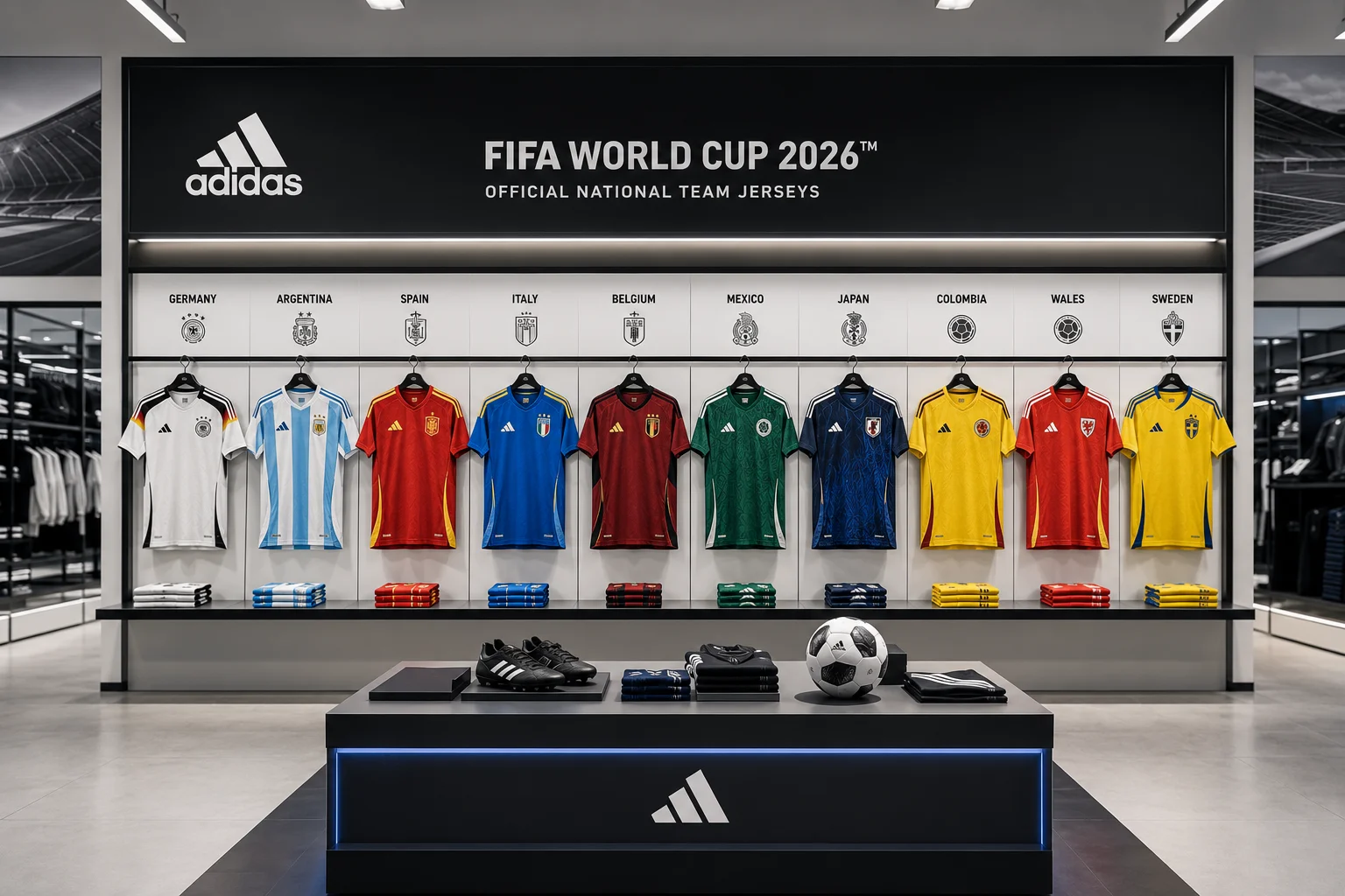 Le guide ultime des maillots de la Coupe du Monde de la FIFA 2026™ : les meilleurs kits d'équipe nationale disponibles sur Adidas Allemagne