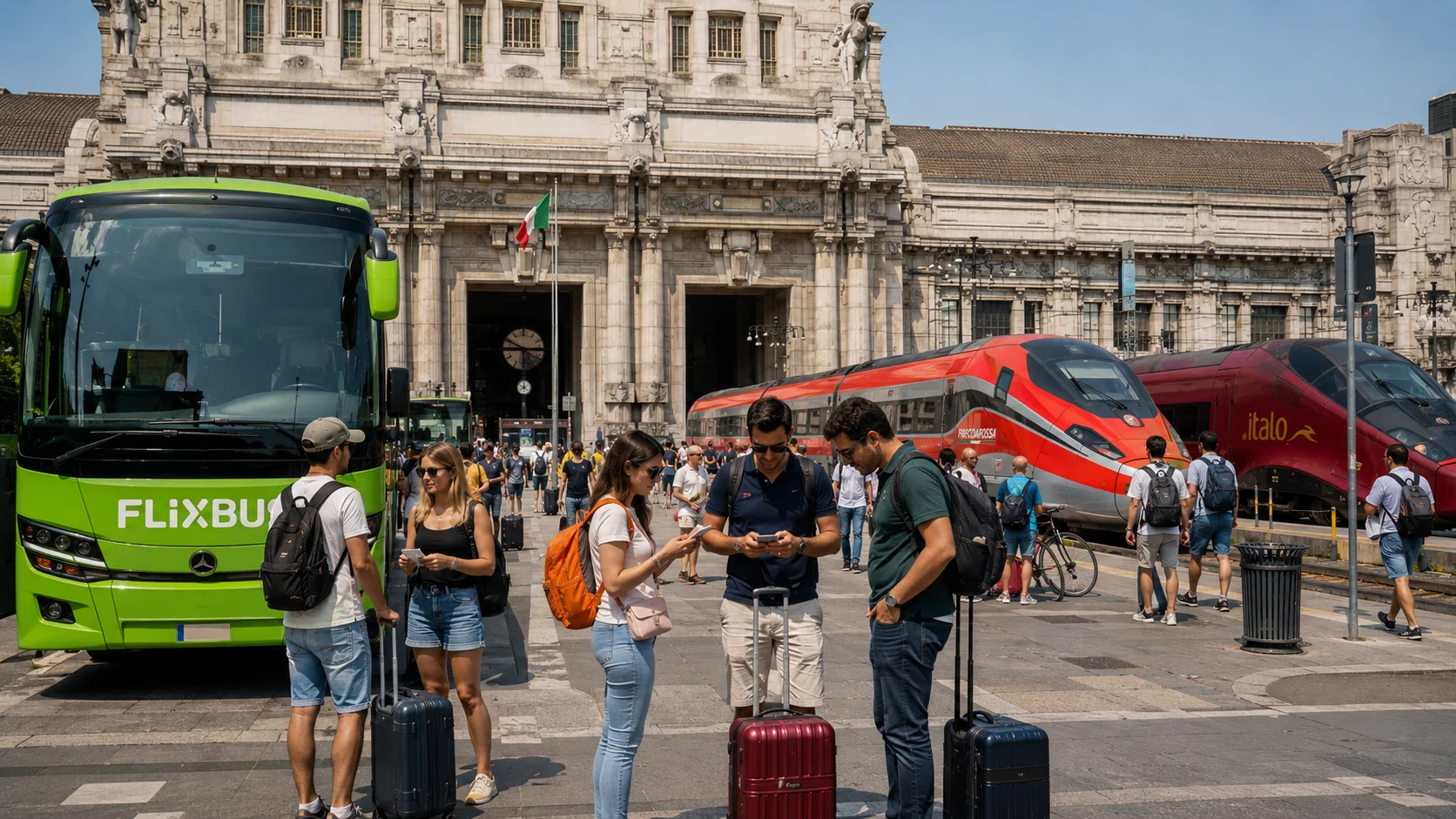 FlixBus vs Trenitalia vs Italo : quel est le moyen le moins cher de voyager en Italie ?