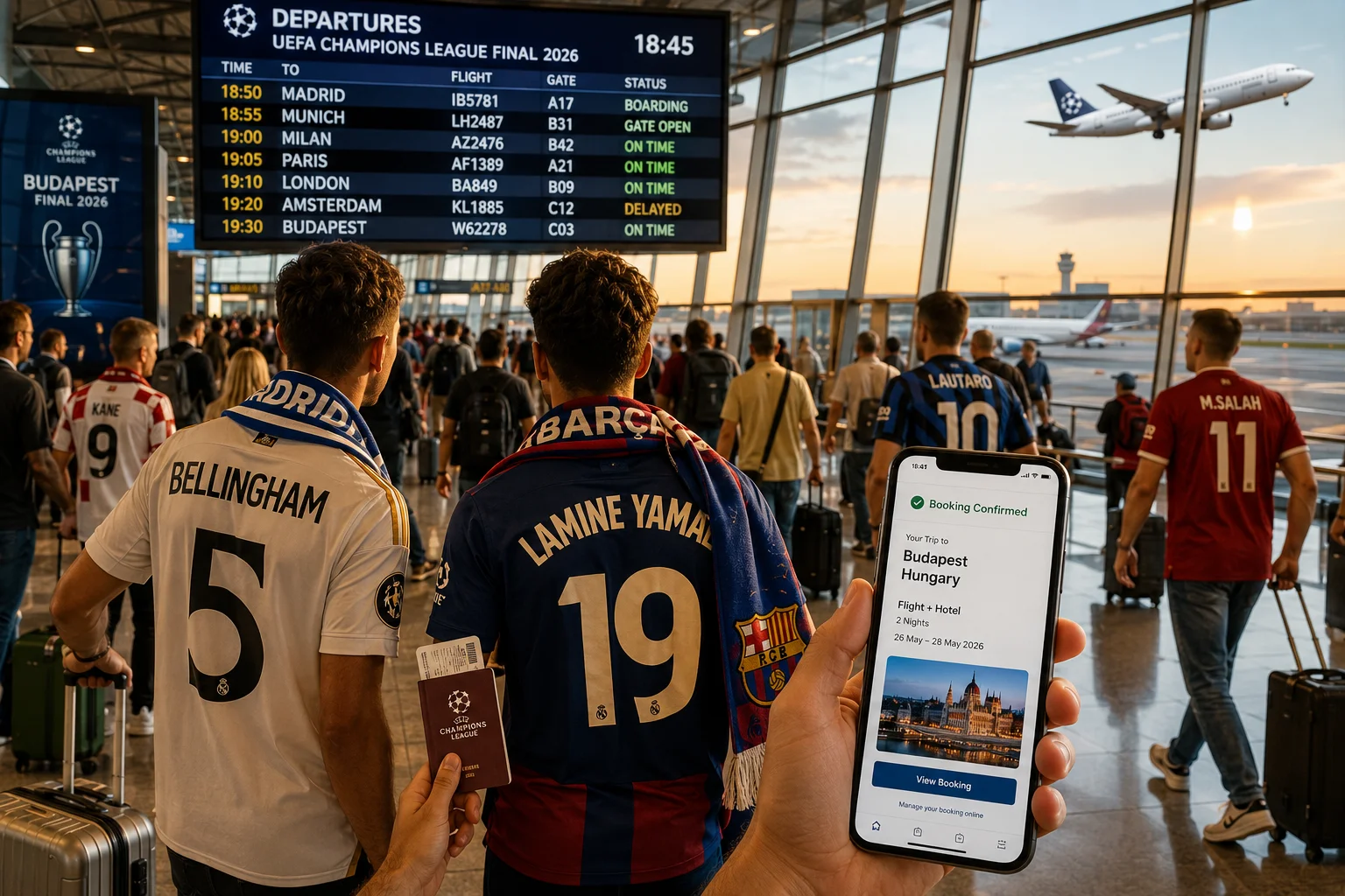 Finale de l'UEFA Champions League 2026 : les meilleures offres vol + hôtel d'Allemagne avec Lastminute.de